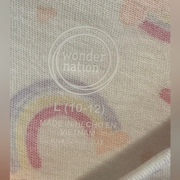 Wonder Nation Multicolor Rainbow Summer Play Dress Size Large 10-12 Pockets NWT - Picture 6 of 14